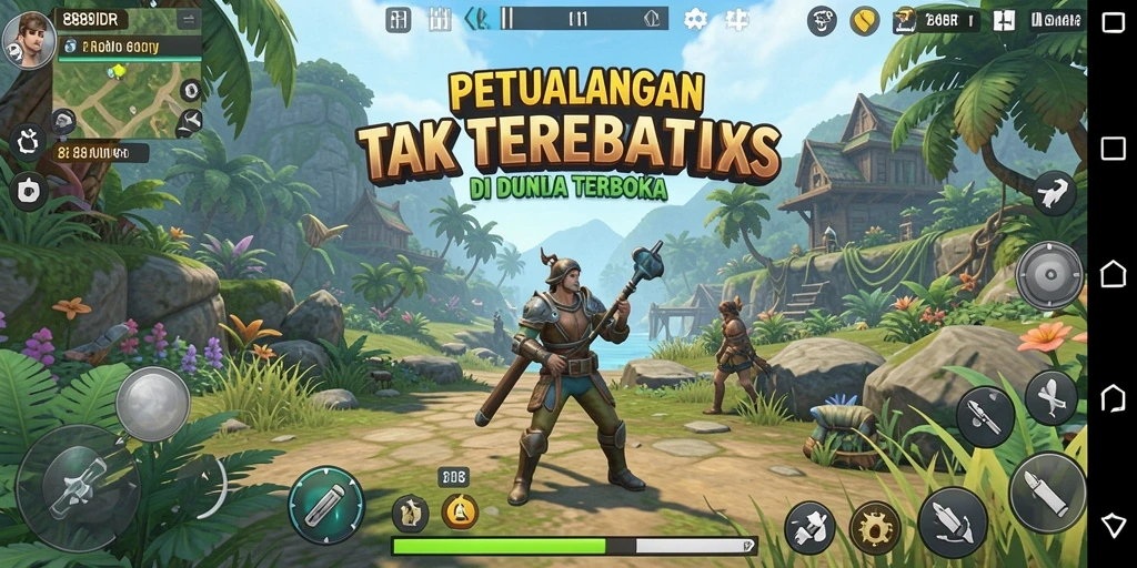 Gameplay seru dalam dunia terbuka 888IDR.
