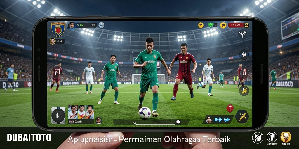 Tampilan gameplay DUBAITOTO yang menarik dan mendebarkan di arena olahraga.
