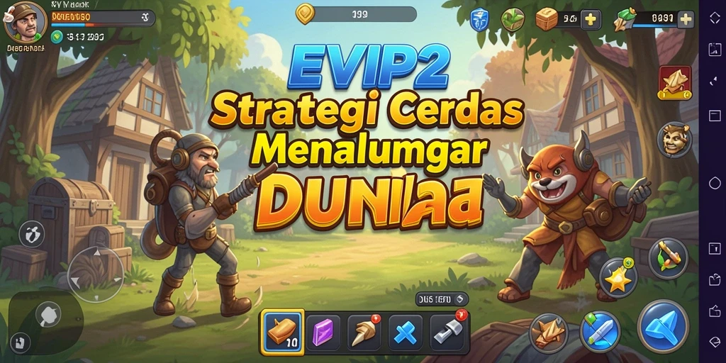 Tampilan gameplay strategi yang mendebarkan dalam EVIP2.