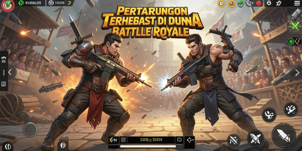 Tampilan gameplay FB168 yang mendebarkan dan penuh aksi.