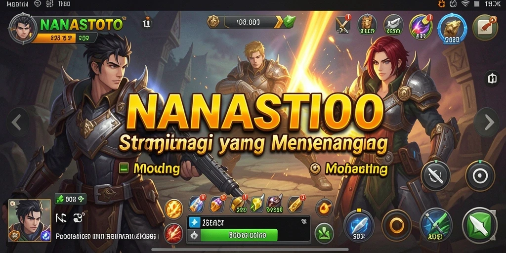 Tampilan gameplay NANASTOTO yang menarik dan seru.