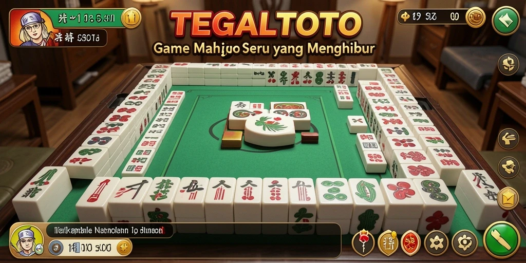 Tampilan permainan Mahjong yang menarik dan penuh tantangan.